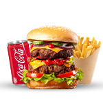 Smokey Bbq Burger Meal 