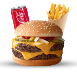 Spicy Algerian Burger Meal 