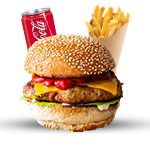 Spicy Chicken Burger Meal 