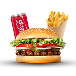 Fire Cracker Burger Meal 